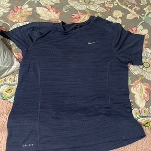 Blue Nike workout t shirt